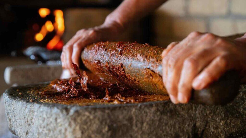 Making Mole Poblano